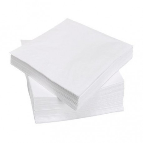 Serviette papier blanc 1er prix les 100