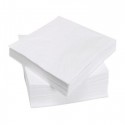 Serviettes papier blanc 1er prix les 100