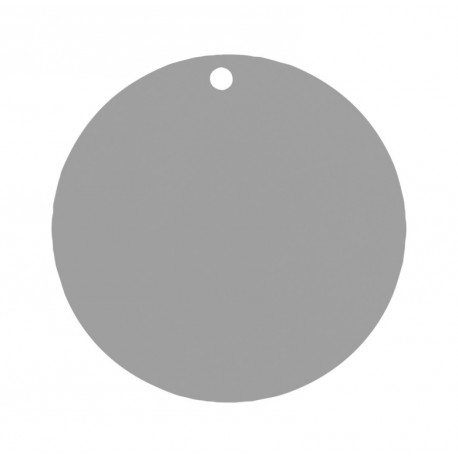 Etiquette carton gris ronde les 10
