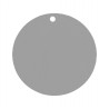 Etiquettes carton gris rondes les 10