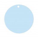 Etiquettes carton bleu ciel rondes les 10