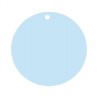 Etiquettes carton bleu ciel rondes les 10