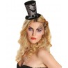 Mini chapeau haut de forme chauve souris femme