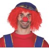 Perruque clown rouge adulte