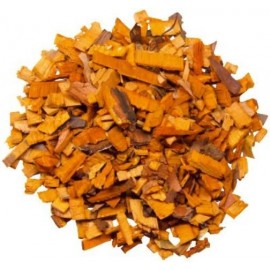 Ecorces de bois orange décoratives 200 gr