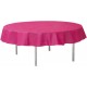 Nappe fuchsia ronde en intissé opaque 240 cm