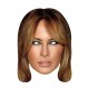 Masque carton Melania Trump