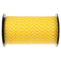 Bolduc jaune à pois 10 mm x 50 M