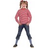 Déguisement T-Shirt rayé rouge blanc enfant