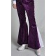 Déguisement disco violet argent femme luxe