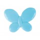 Perles papillon turquoise les 12