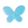 Perles papillon turquoise les 12