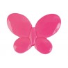 Perles papillon fuchsia les 12