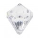 Perle pampille diamant transparent les 6