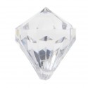 Perles pampille diamant transparent les 6