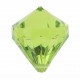 Perle pampille diamant vert les 6