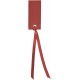 Etiquettes rectangle bordeaux avec ruban les 12