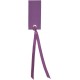 Etiquettes rectangle prune avec ruban les 12