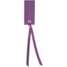 Etiquettes rectangle prune avec ruban les 12