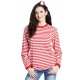 Déguisement T-Shirt rayé rouge blanc adulte mixte