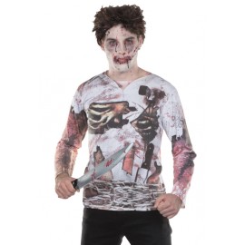 Déguisement T-Shirt zombie adulte mixte