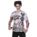 Déguisement T-Shirt zombie adulte mixte