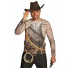 Déguisement T-Shirt cowboy adulte mixte