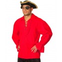 Déguisement chemise pirate rouge homme