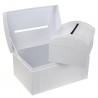Ensemble 2 Tirelires malle blanche