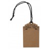 Etiquette kraft vintage avec cordon les 12