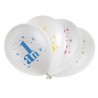 Ballons anniversaire 1 an 23 cm les 8