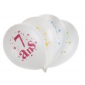 Ballons anniversaire 7 ans 23 cm les 8