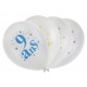 Ballons anniversaire 9 ans 23 cm les 8