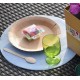 Sets de table ronds intissé bleu ciel 34 cm les 10