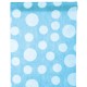 Chemin de table turquoise à pois intissé 5 M