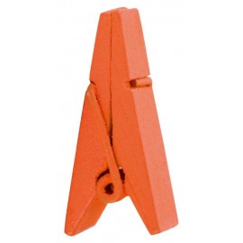 Pince pyramide orange en bois les 12