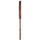 Ruban Coeur Chocolat en Satin