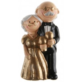 Figurine couple noces d'or