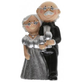 Figurine couple noces d'argent