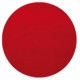 Sets de table ronds intissé rouge 34 cm les 10