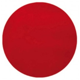 Set de table rond intissé rouge 34 cm les 10