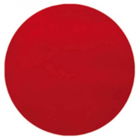 Set de table rond intissé rouge 34 cm les 10