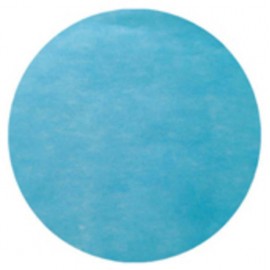 Set de table rond intissé turquoise 34 cm les 10