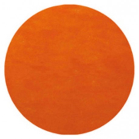 Set de table rond intissé orange 34 cm les 10