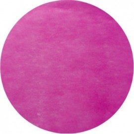 Set de table rond intissé fuchsia 34 cm les 10