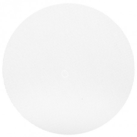 Rond de tulle à dragées blanc les 10