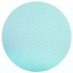 Ronds de tulle à dragées turquoise les 10