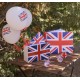 Carte invitation drapeau anglais Union Jack les 10