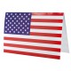 Carte invitation drapeau américain USA les 10