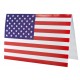 Cartes invitation drapeau américain USA les 10